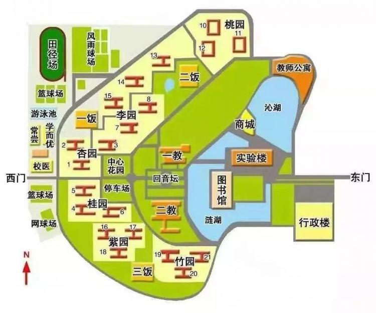 天津城建大学总平面图图片
