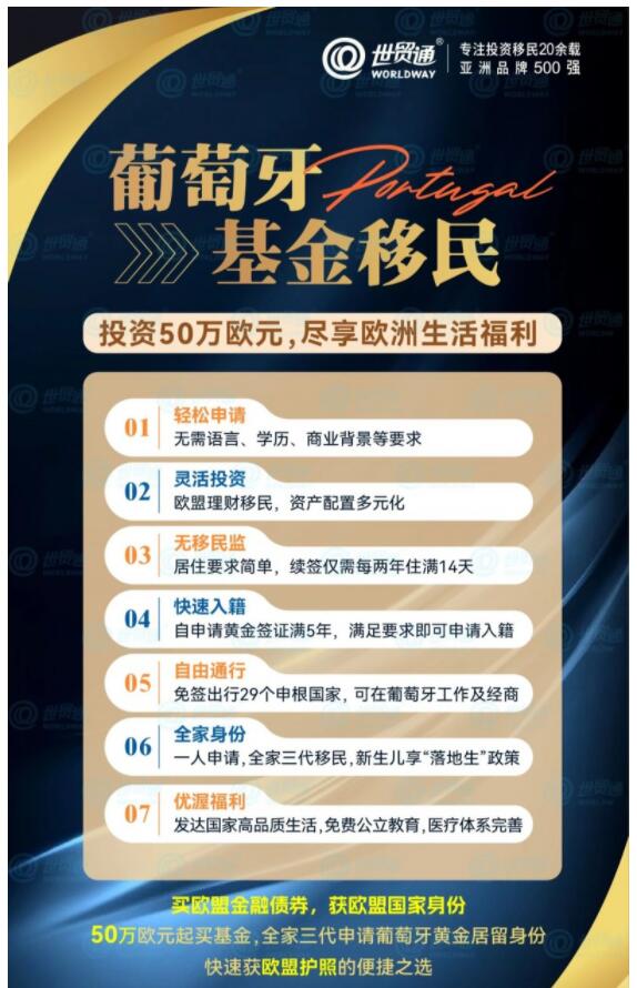世贸通欧洲移民：葡萄牙和平指数顶尖，移民还可5年拿欧盟护照！