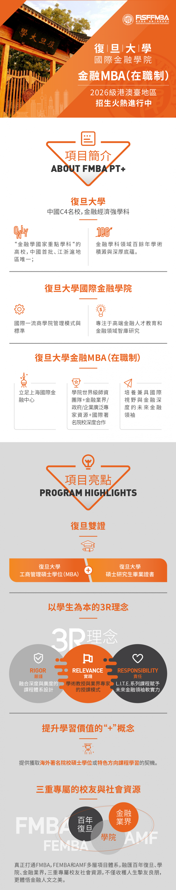 復旦大學國際金融學院在職金融MBA 2026級港澳臺地區招生啟動丨FMBA